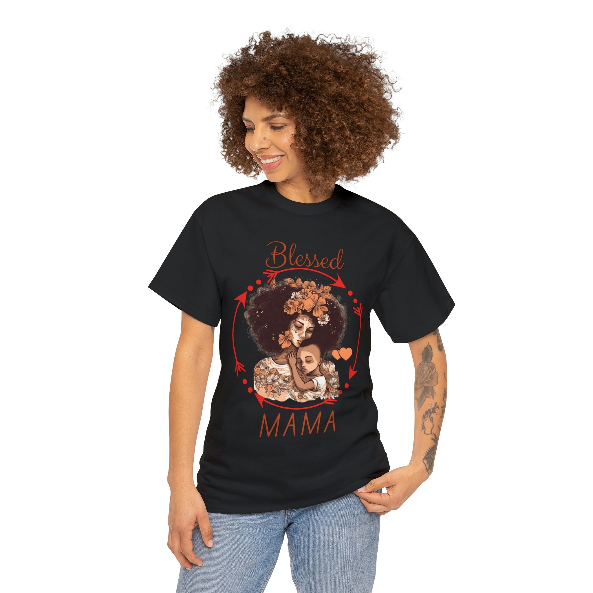 Blessed Mama Heavy Cotton Tee