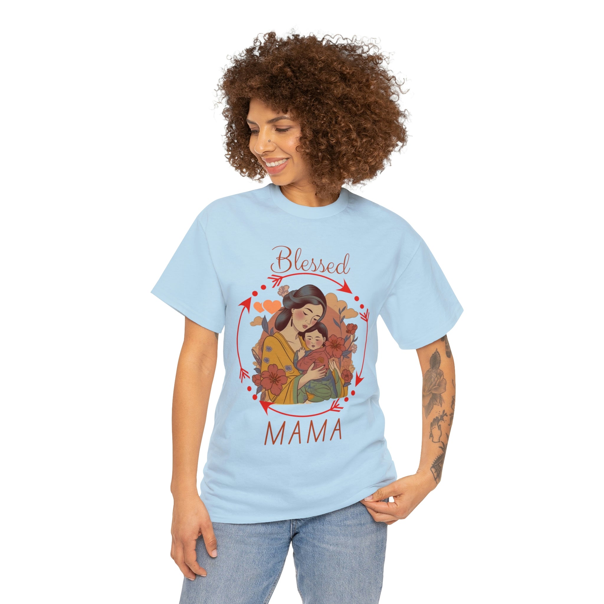 Blessed Mama 2 Heavy Cotton Tee