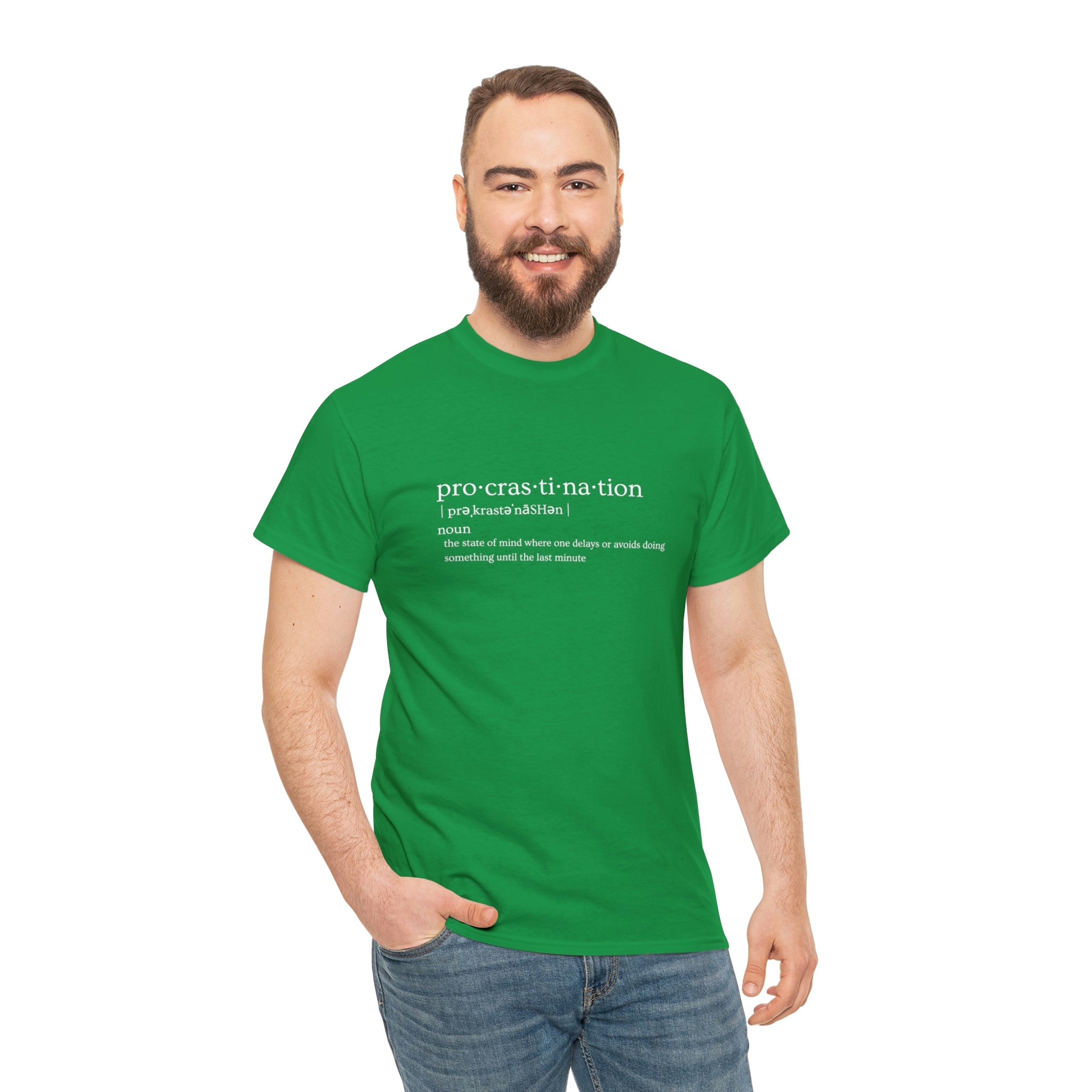 Procrastination Heavy Cotton Tee