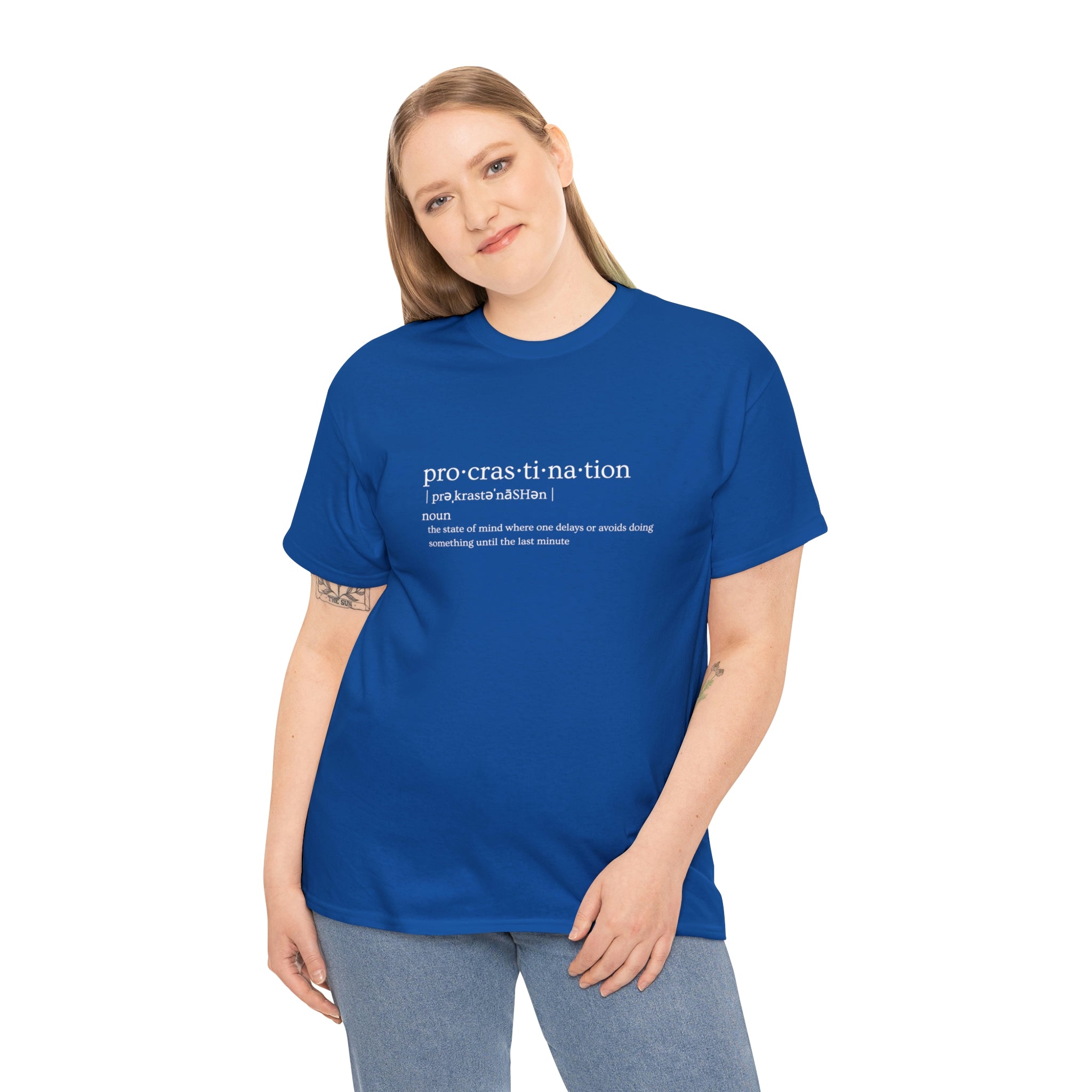 Procrastination Heavy Cotton Tee