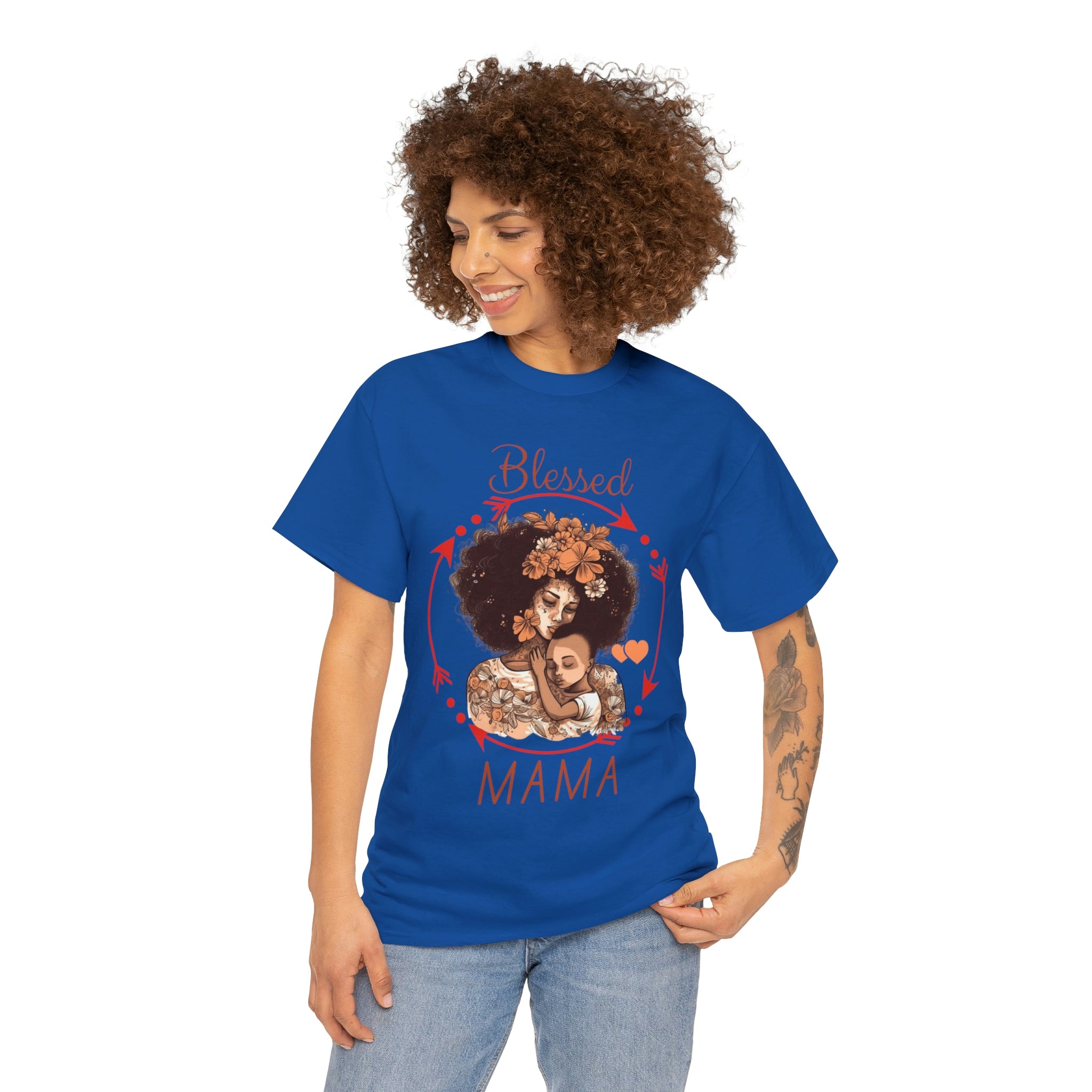 Blessed Mama Heavy Cotton Tee