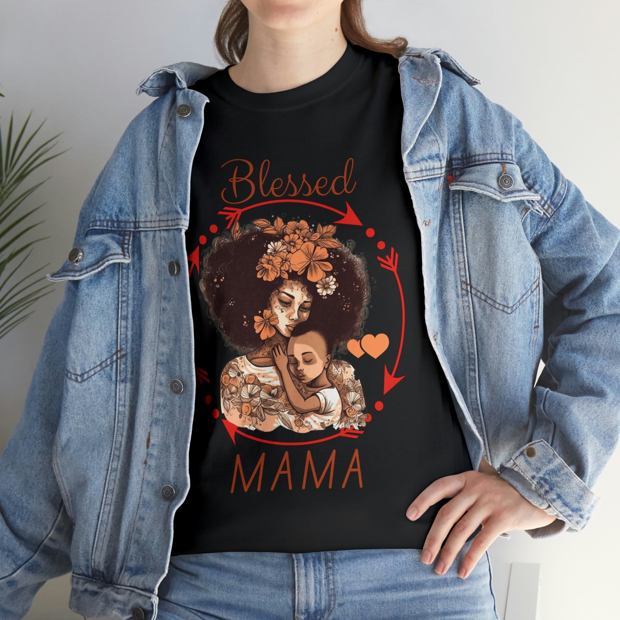 Blessed Mama Heavy Cotton Tee