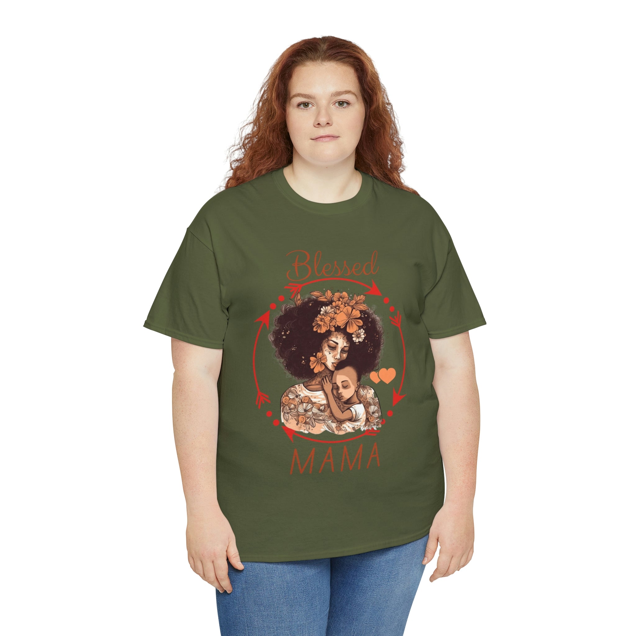 Blessed Mama Heavy Cotton Tee