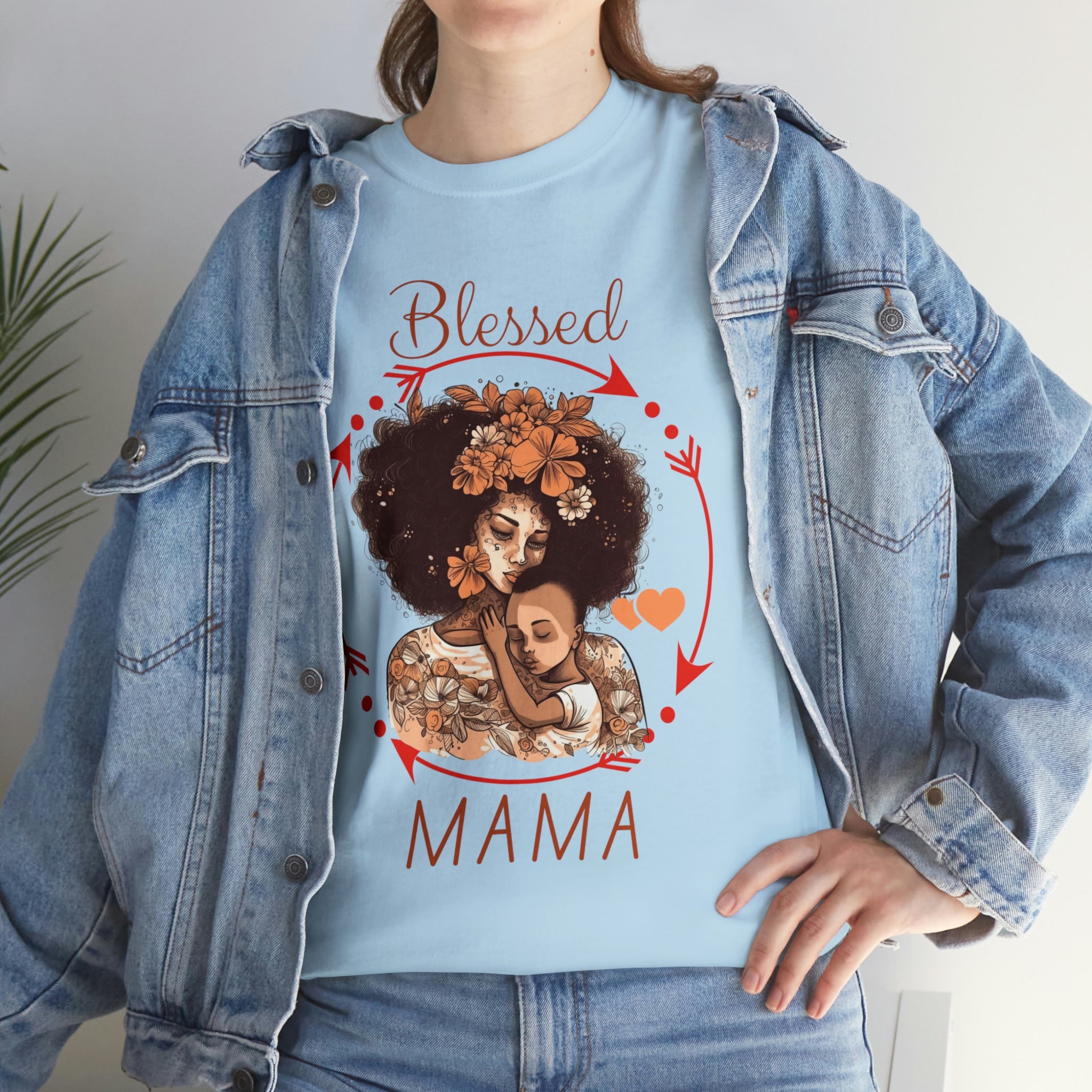Blessed Mama Heavy Cotton Tee