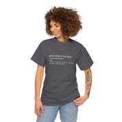 Procrastination Heavy Cotton Tee