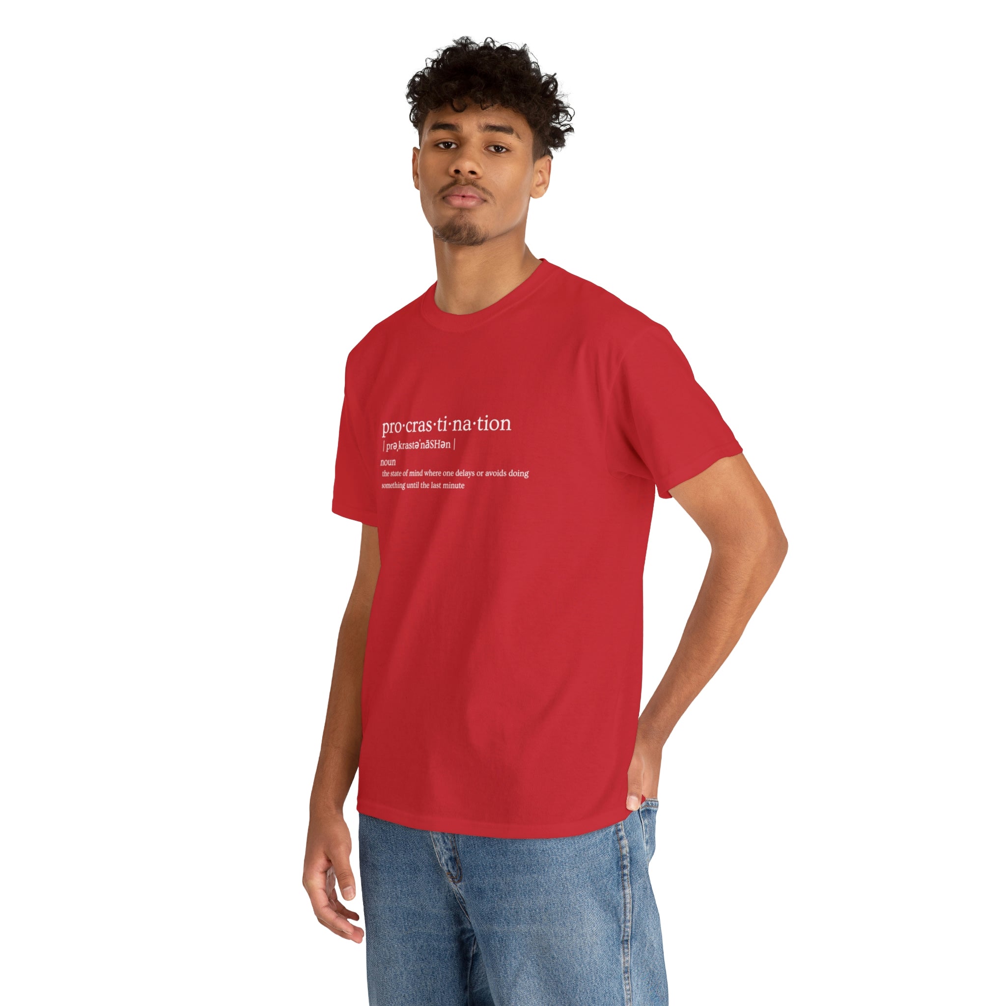 Procrastination Heavy Cotton Tee