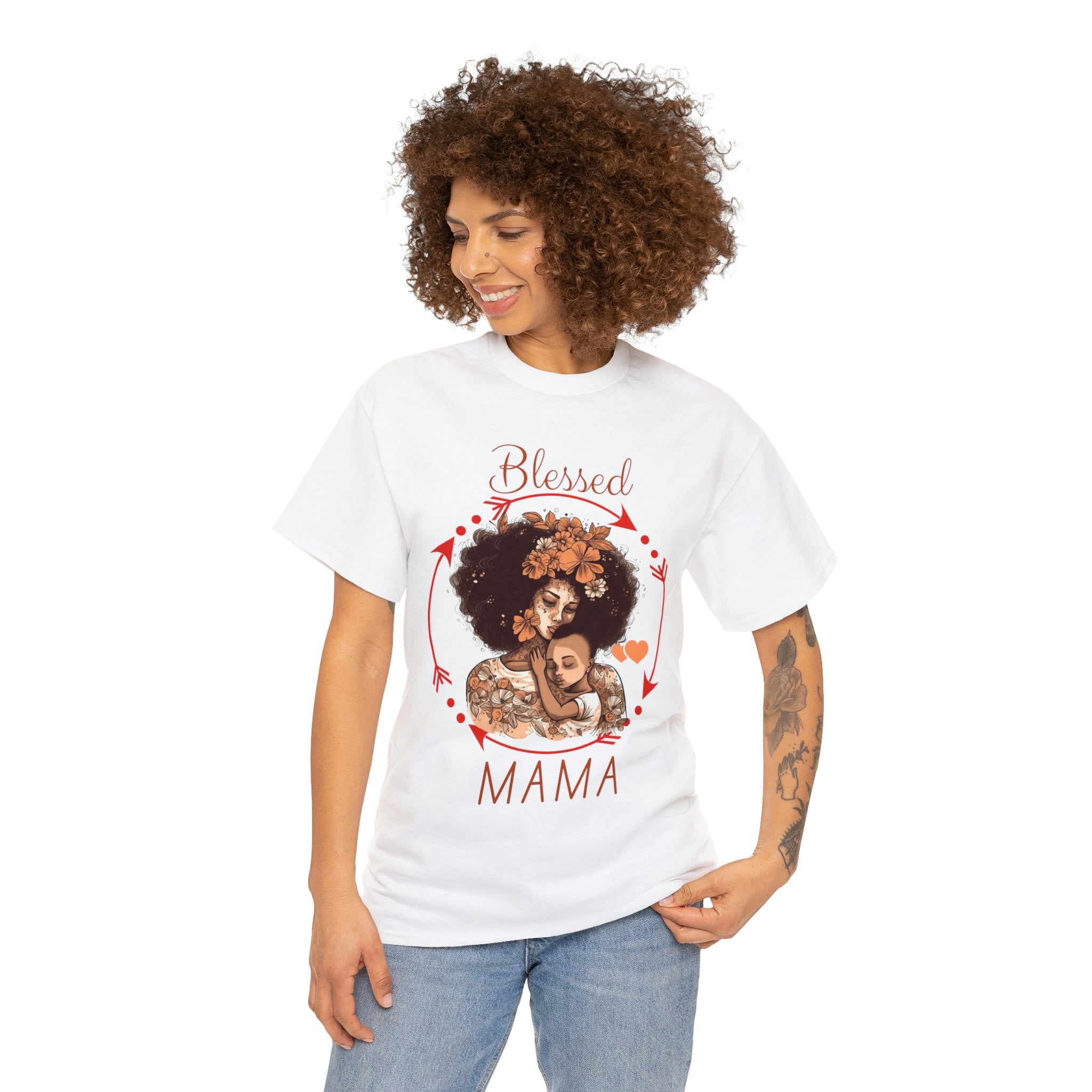 Blessed Mama Heavy Cotton Tee