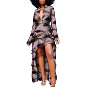 African Ethnic Women'S Dress African Batik Print Dress - Amara Luxe Fine Boutique