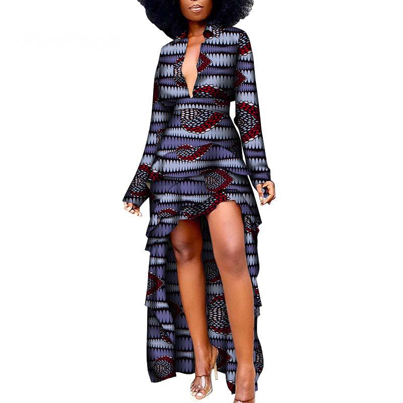 African Ethnic Women'S Dress African Batik Print Dress - Amara Luxe Fine Boutique