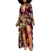 African Ethnic Women'S Dress African Batik Print Dress - Amara Luxe Fine Boutique