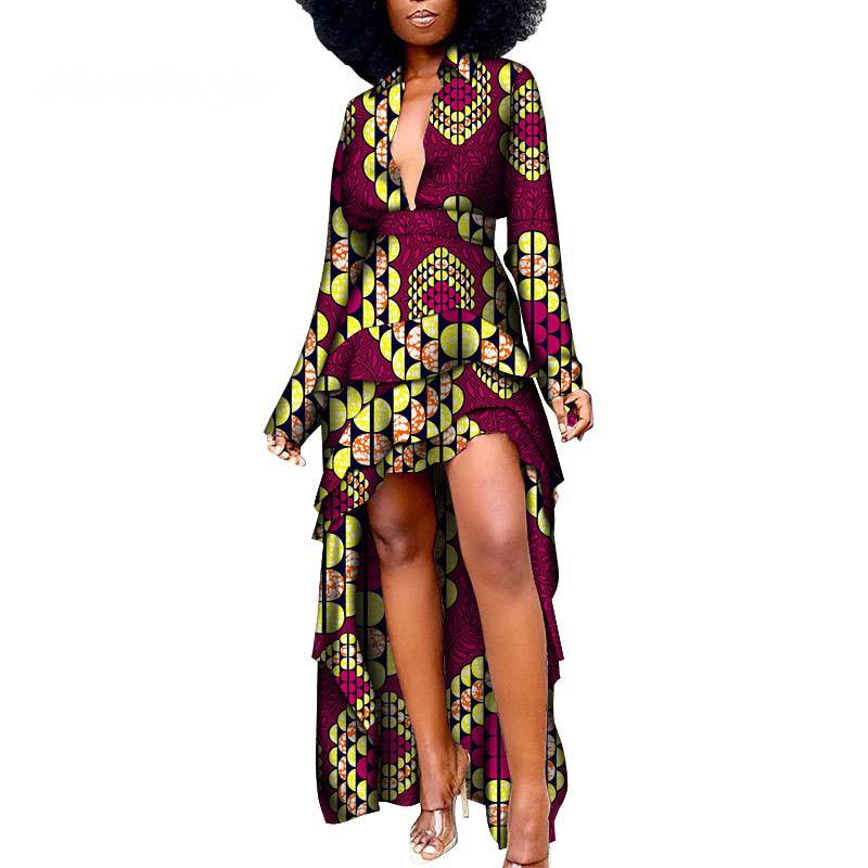 African Ethnic Women'S Dress African Batik Print Dress - Amara Luxe Fine Boutique