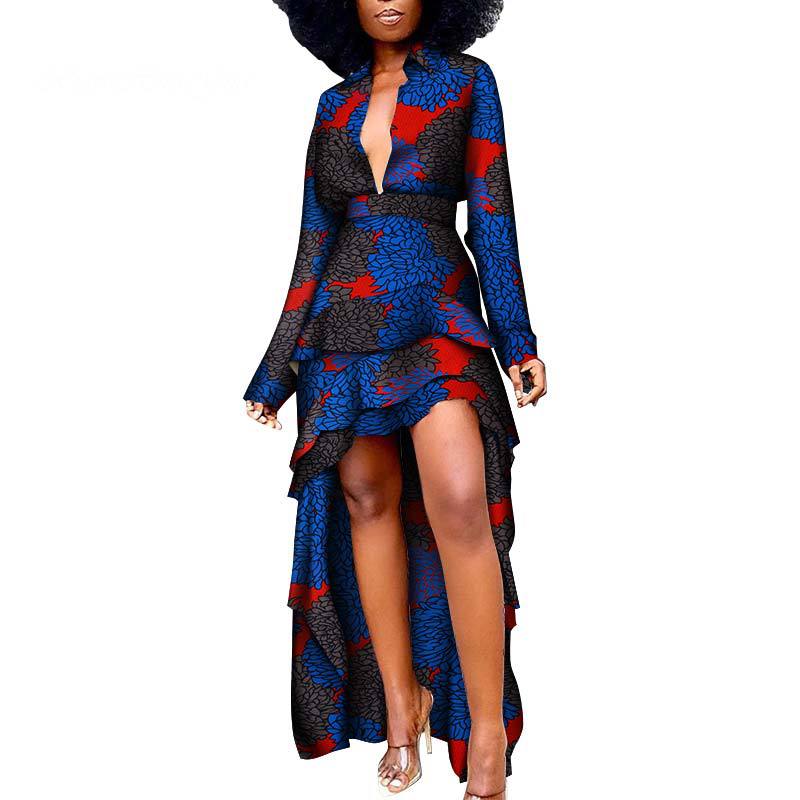 African Ethnic Women'S Dress African Batik Print Dress - Amara Luxe Fine Boutique