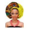 African printed cotton turban - Amara Luxe Fine Boutique