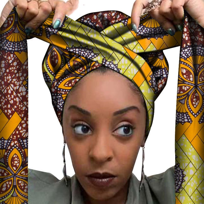 African printed hair accessories - Amara Luxe Fine Boutique