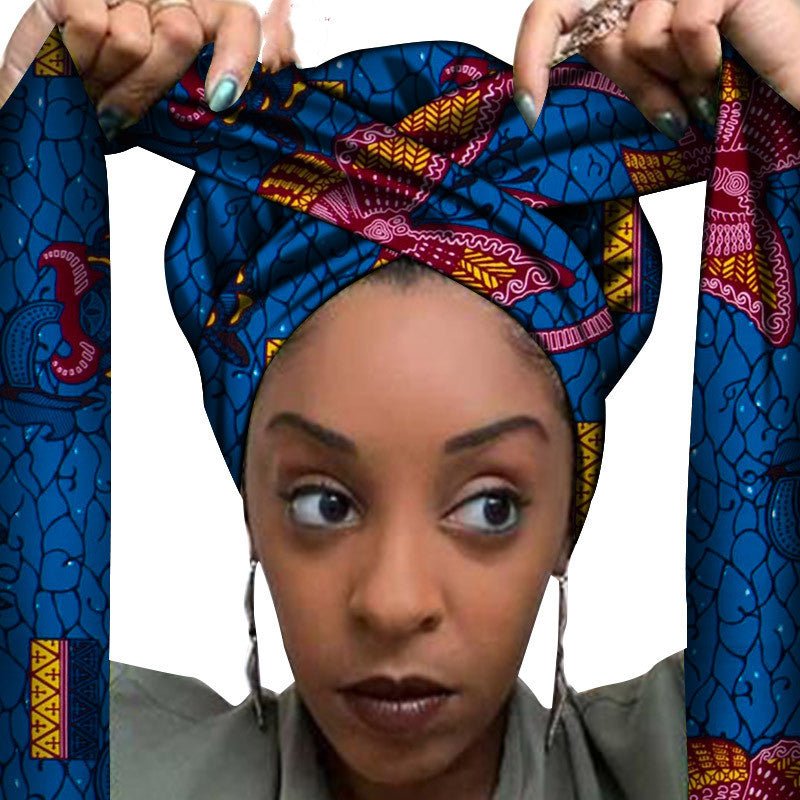 African printed hair accessories - Amara Luxe Fine Boutique