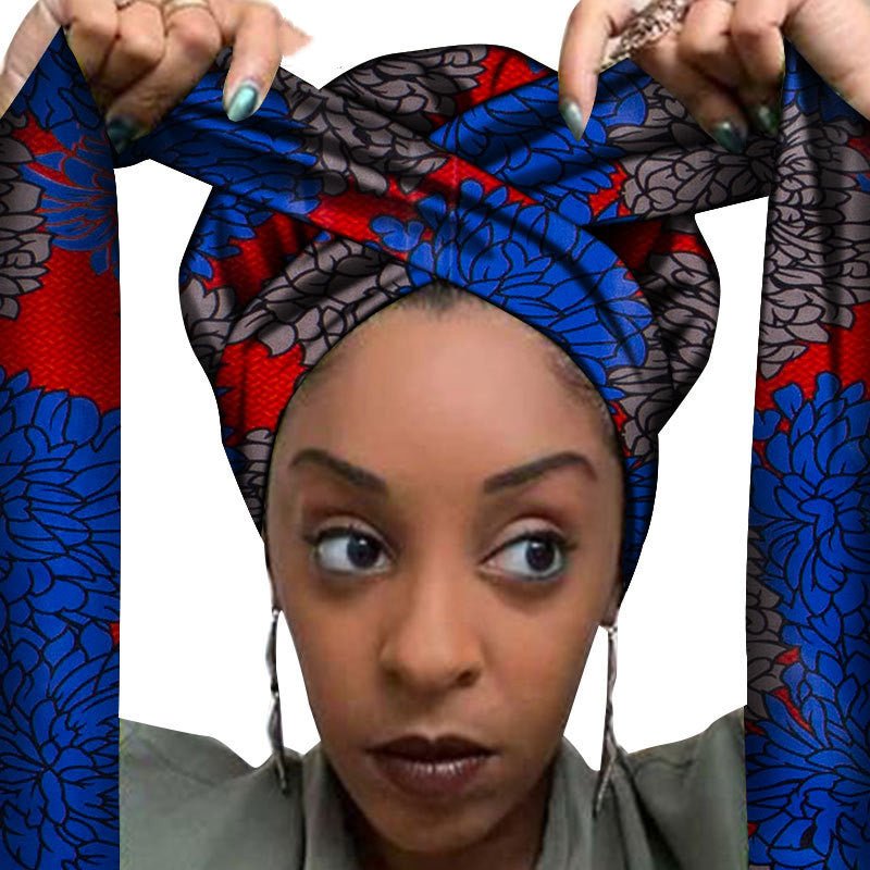 African printed hair accessories - Amara Luxe Fine Boutique