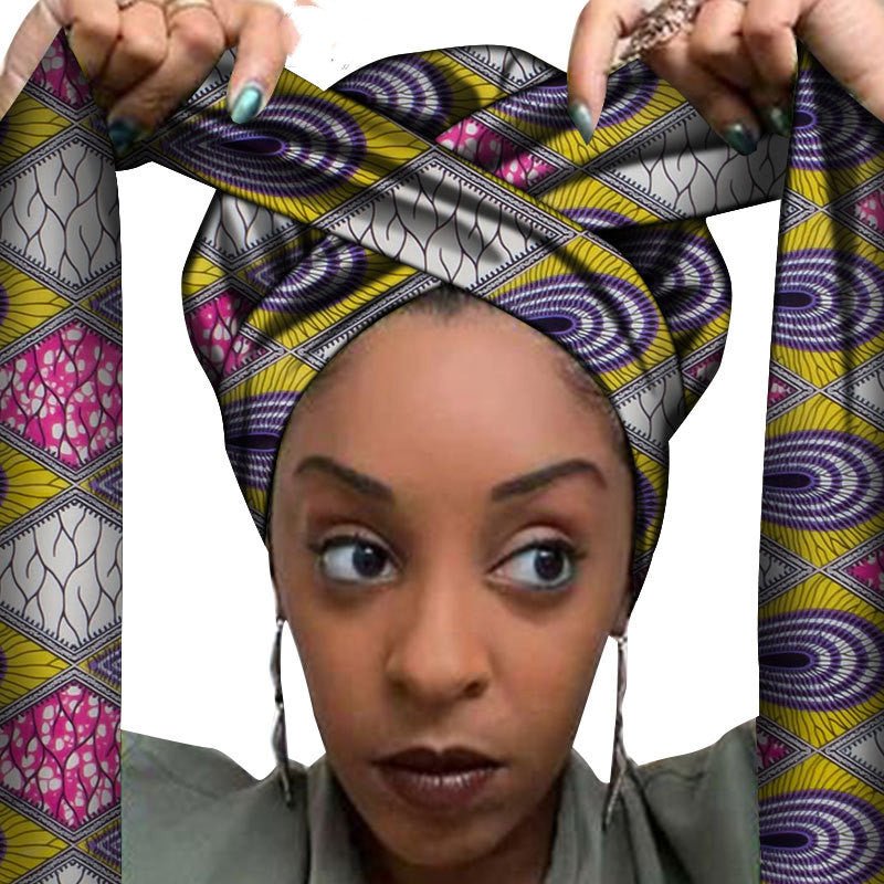 African printed hair accessories - Amara Luxe Fine Boutique
