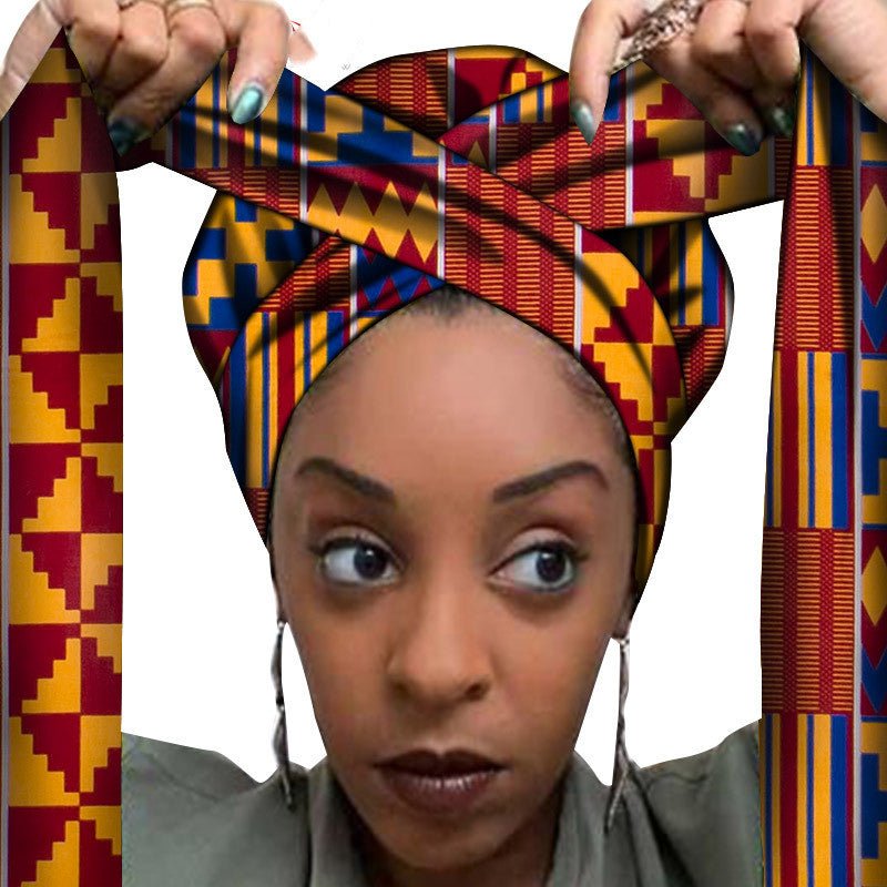 African printed hair accessories - Amara Luxe Fine Boutique