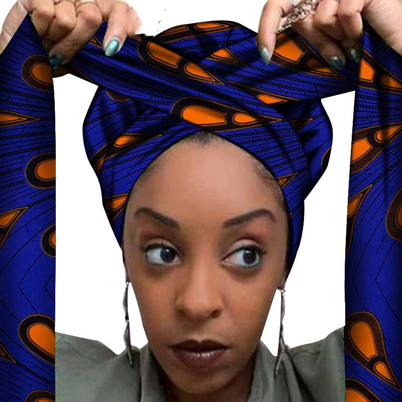 African printed hair accessories - Amara Luxe Fine Boutique