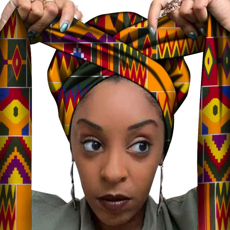 African printed hair accessories - Amara Luxe Fine Boutique
