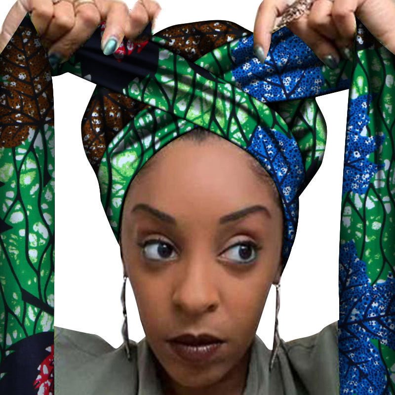 African printed hair accessories - Amara Luxe Fine Boutique