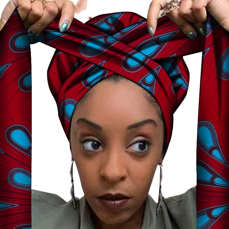 African printed hair accessories - Amara Luxe Fine Boutique