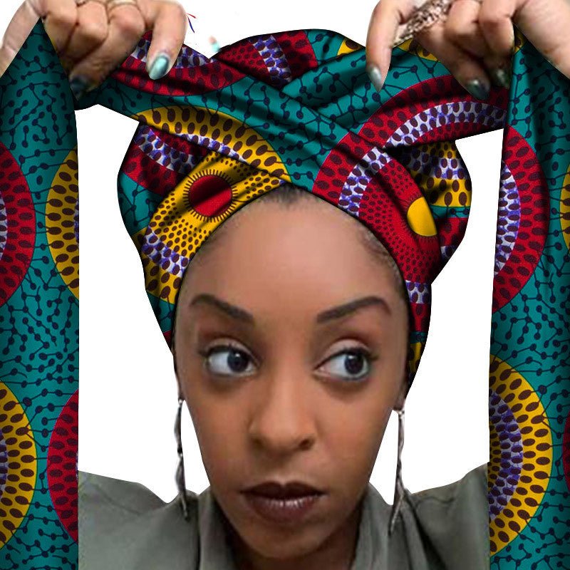 African printed hair accessories - Amara Luxe Fine Boutique