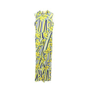 African Women's Jumpsuit Digital Printed High Stretch Sleeveless Wide Leg High Waist Jumpsuit Belt - Amara Luxe Fine Boutique