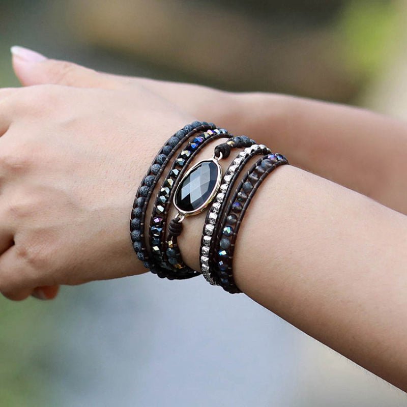 Agate Beaded Bracelet - Amara Luxe Fine Boutique