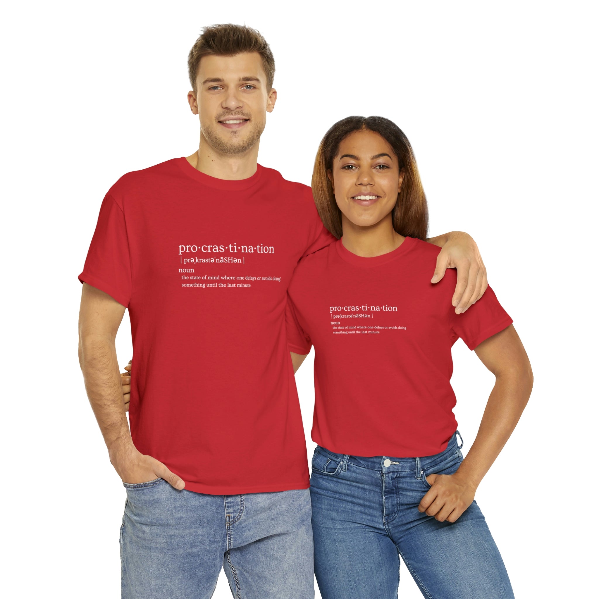 Procrastination Heavy Cotton Tee