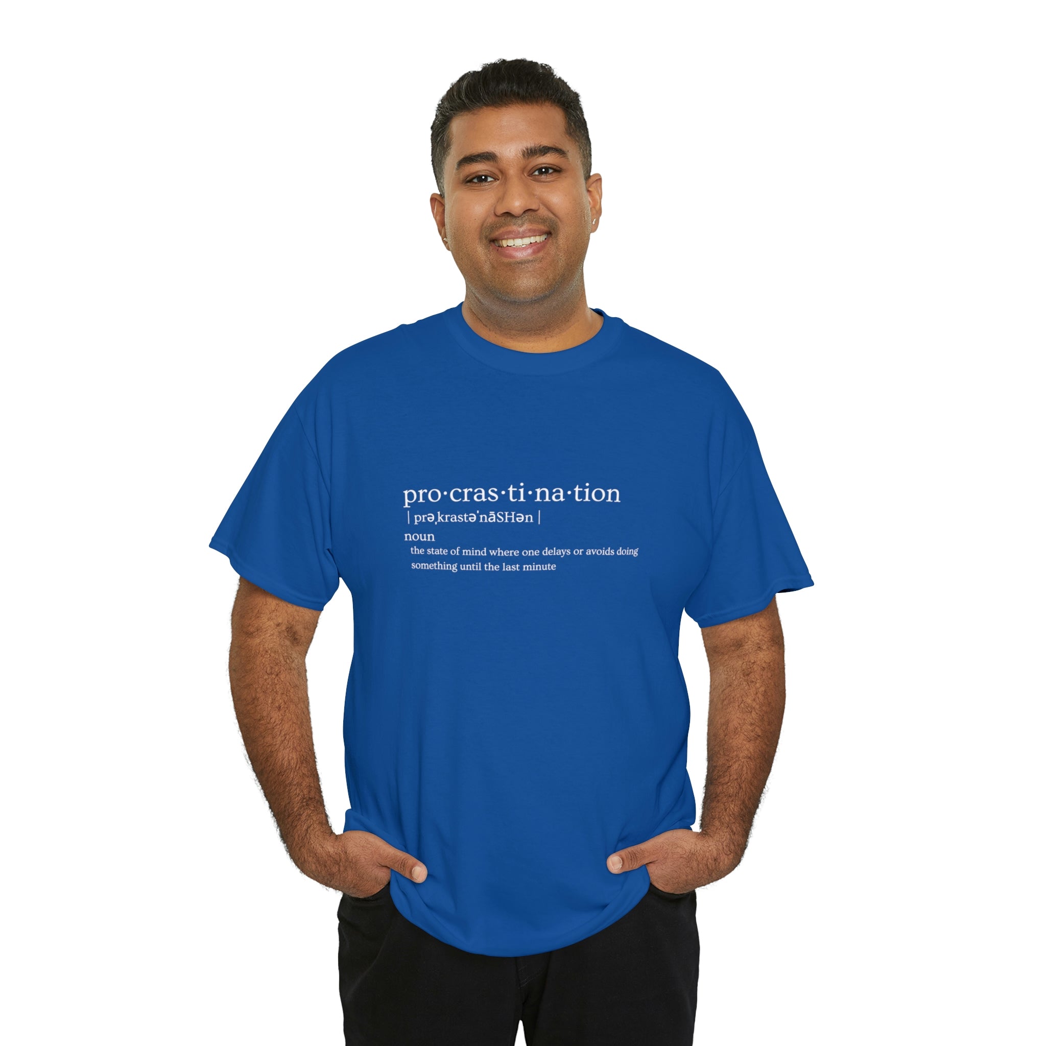 Procrastination Heavy Cotton Tee