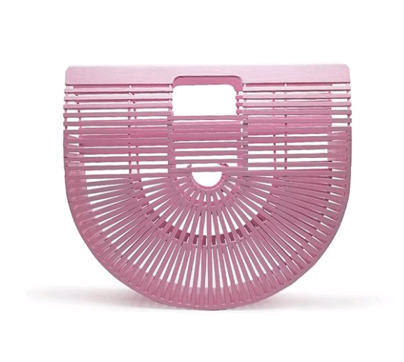 Bamboo bag clamshell bamboo bag holiday bamboo bag - Amara Luxe Fine Boutique