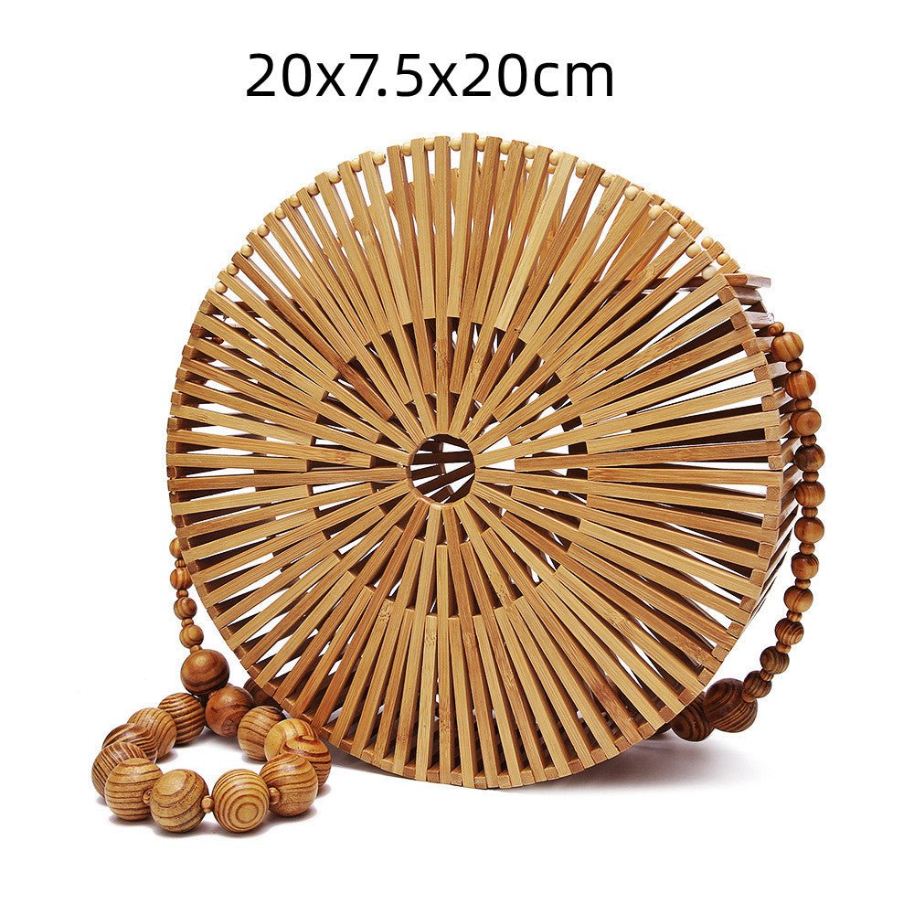 Bamboo woven bag - Amara Luxe Fine Boutique