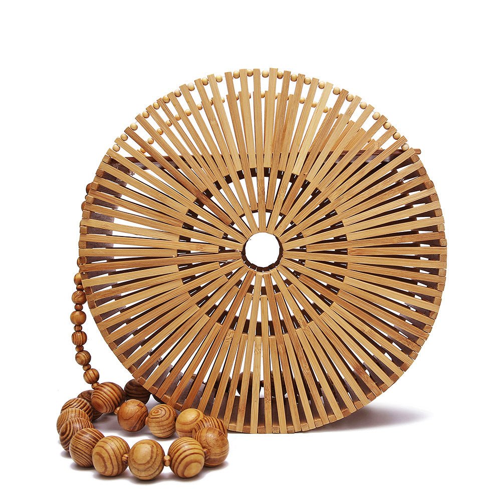 Bamboo woven bag - Amara Luxe Fine Boutique