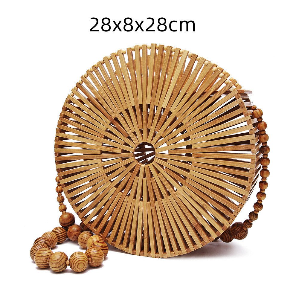 Bamboo woven bag - Amara Luxe Fine Boutique