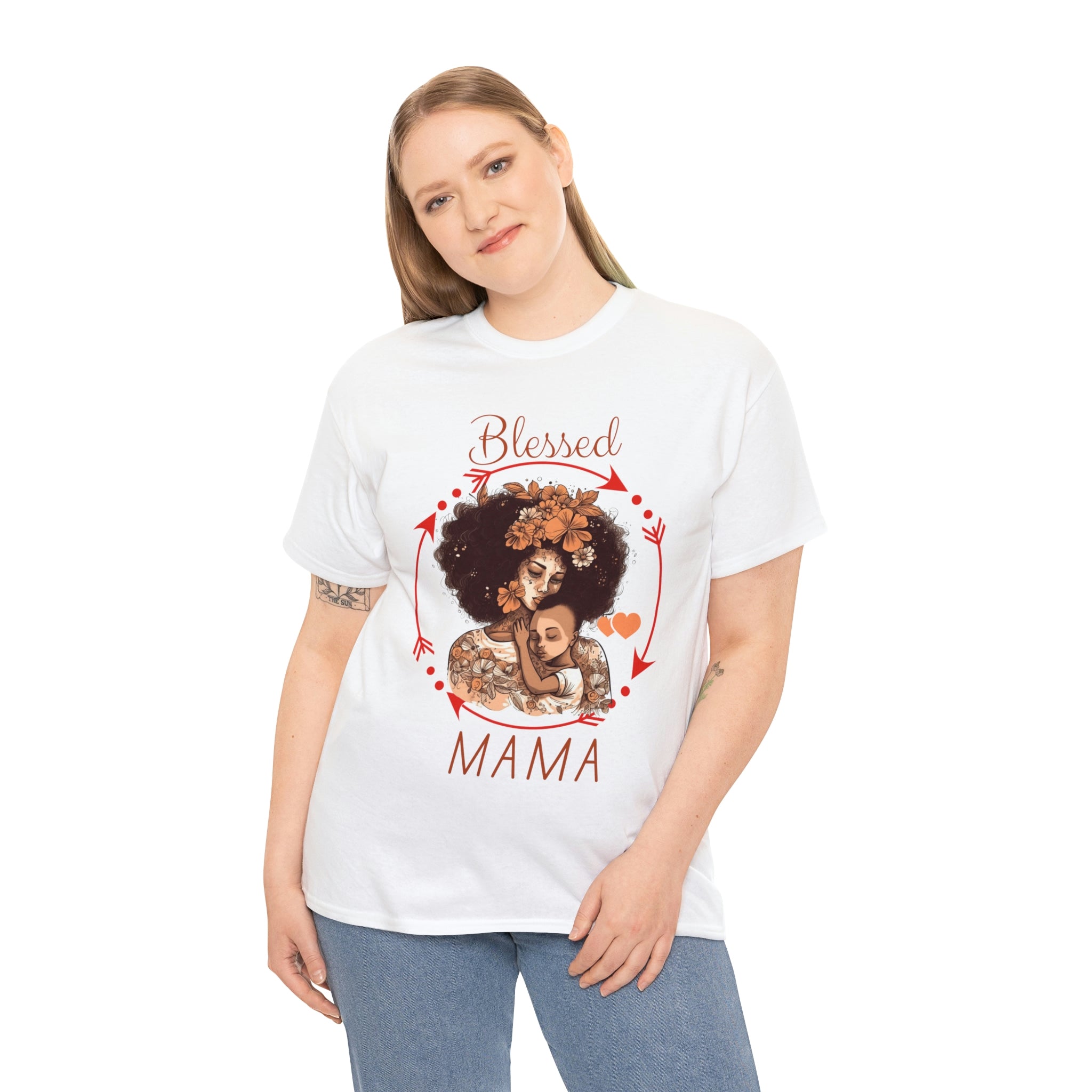 Blessed Mama Heavy Cotton Tee