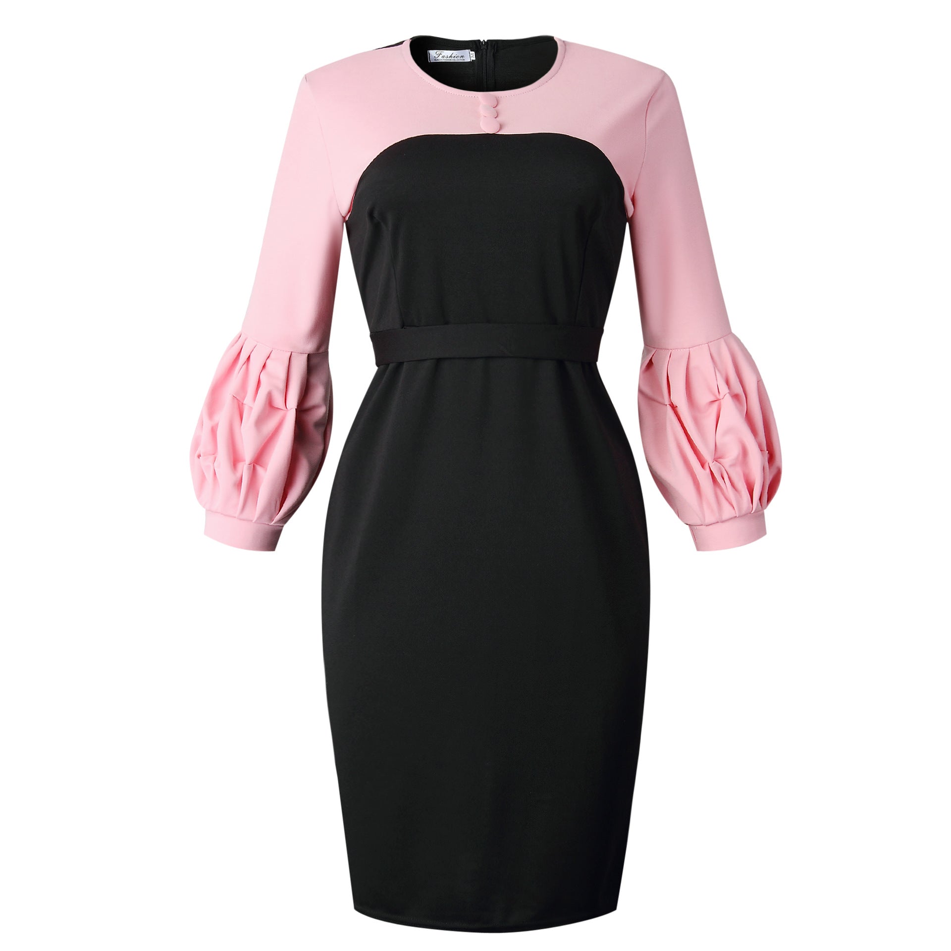 Bubble Sleeve African Large Patchwork Dress - Amara Luxe Fine Boutique