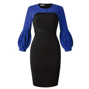 Bubble Sleeve African Large Patchwork Dress - Amara Luxe Fine Boutique