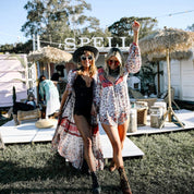 Button-up print dress - Amara Luxe Fine Boutique