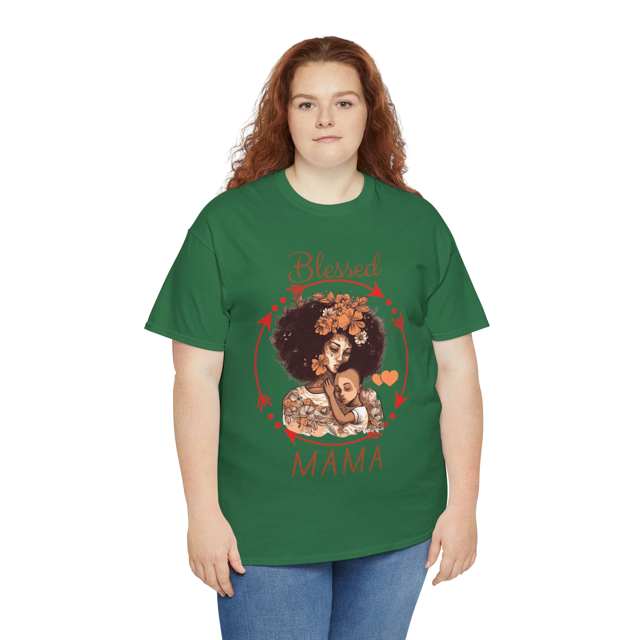 Blessed Mama Heavy Cotton Tee