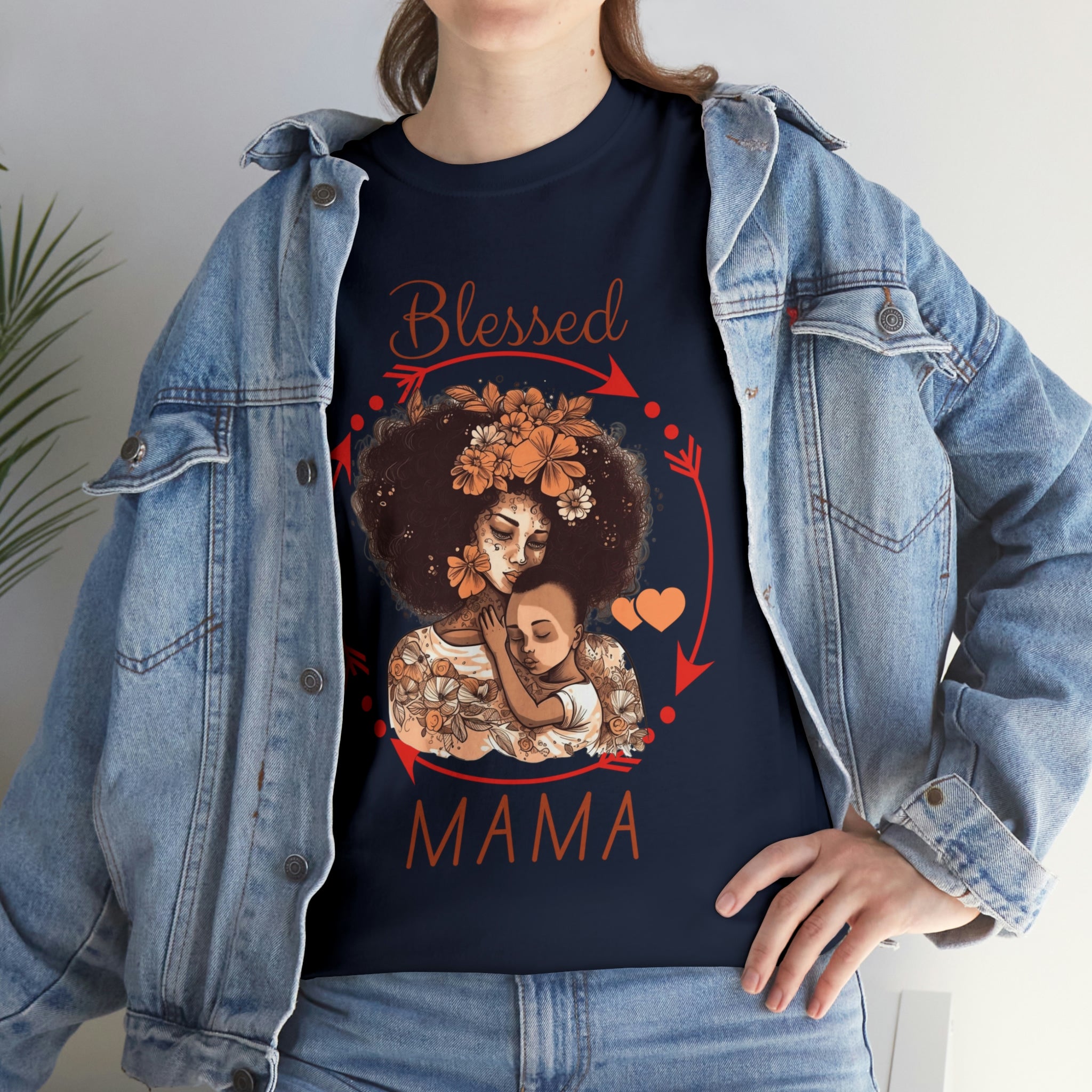 Blessed Mama Heavy Cotton Tee