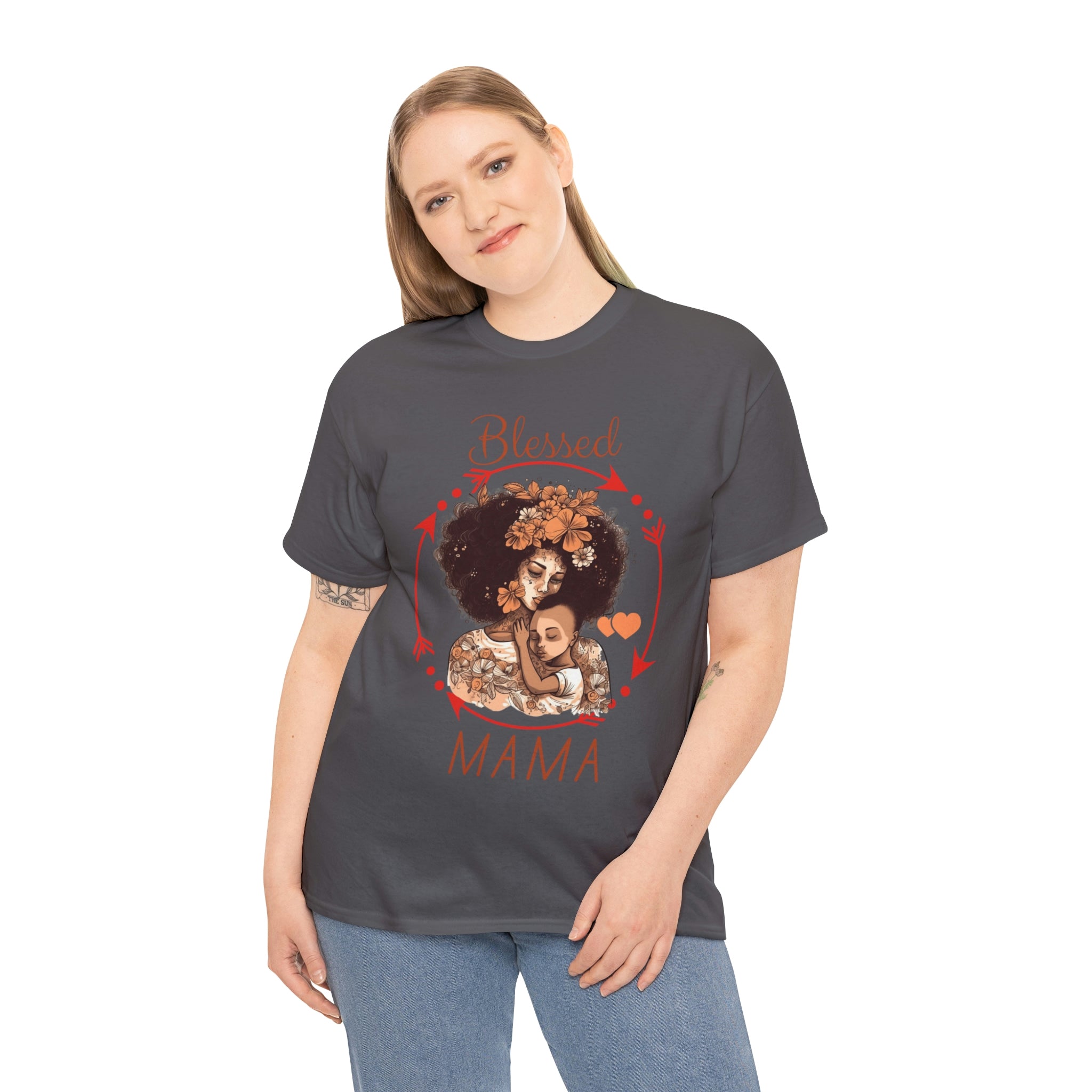 Blessed Mama Heavy Cotton Tee