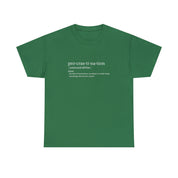 Procrastination Heavy Cotton Tee