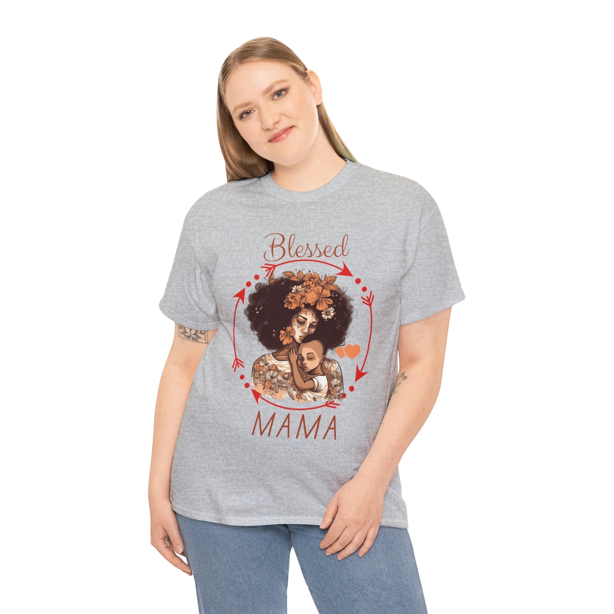 Blessed Mama Heavy Cotton Tee