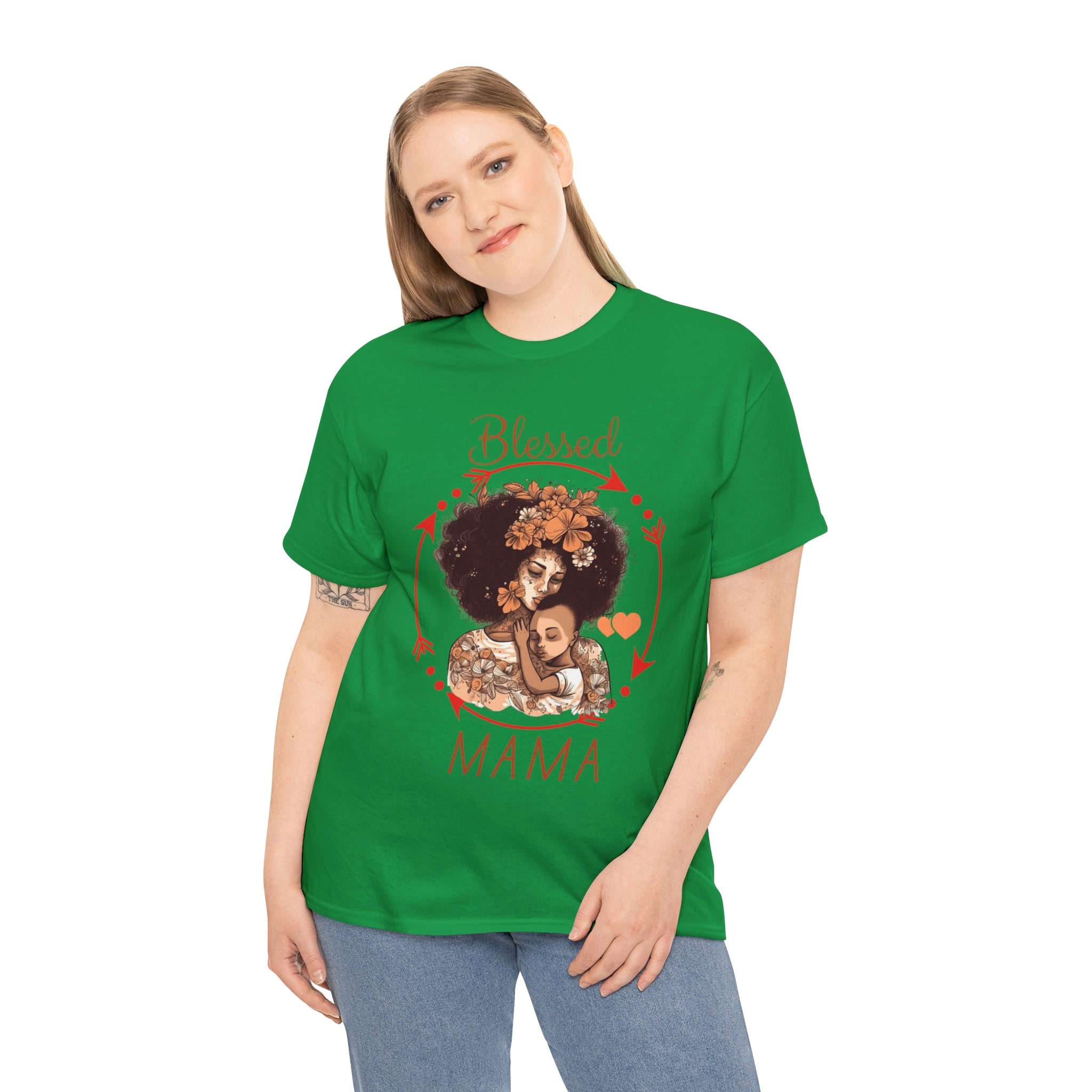 Blessed Mama Heavy Cotton Tee