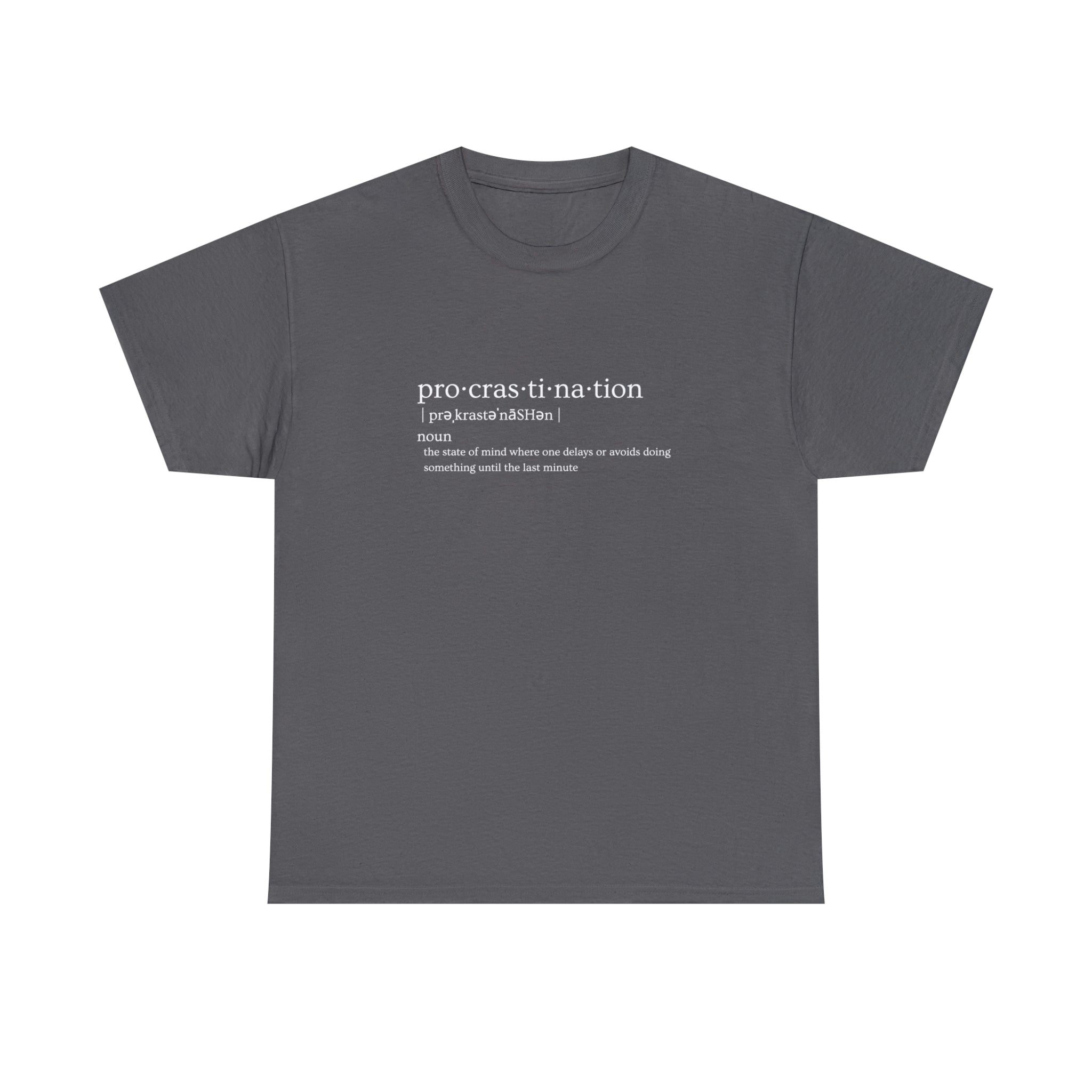 Procrastination Heavy Cotton Tee