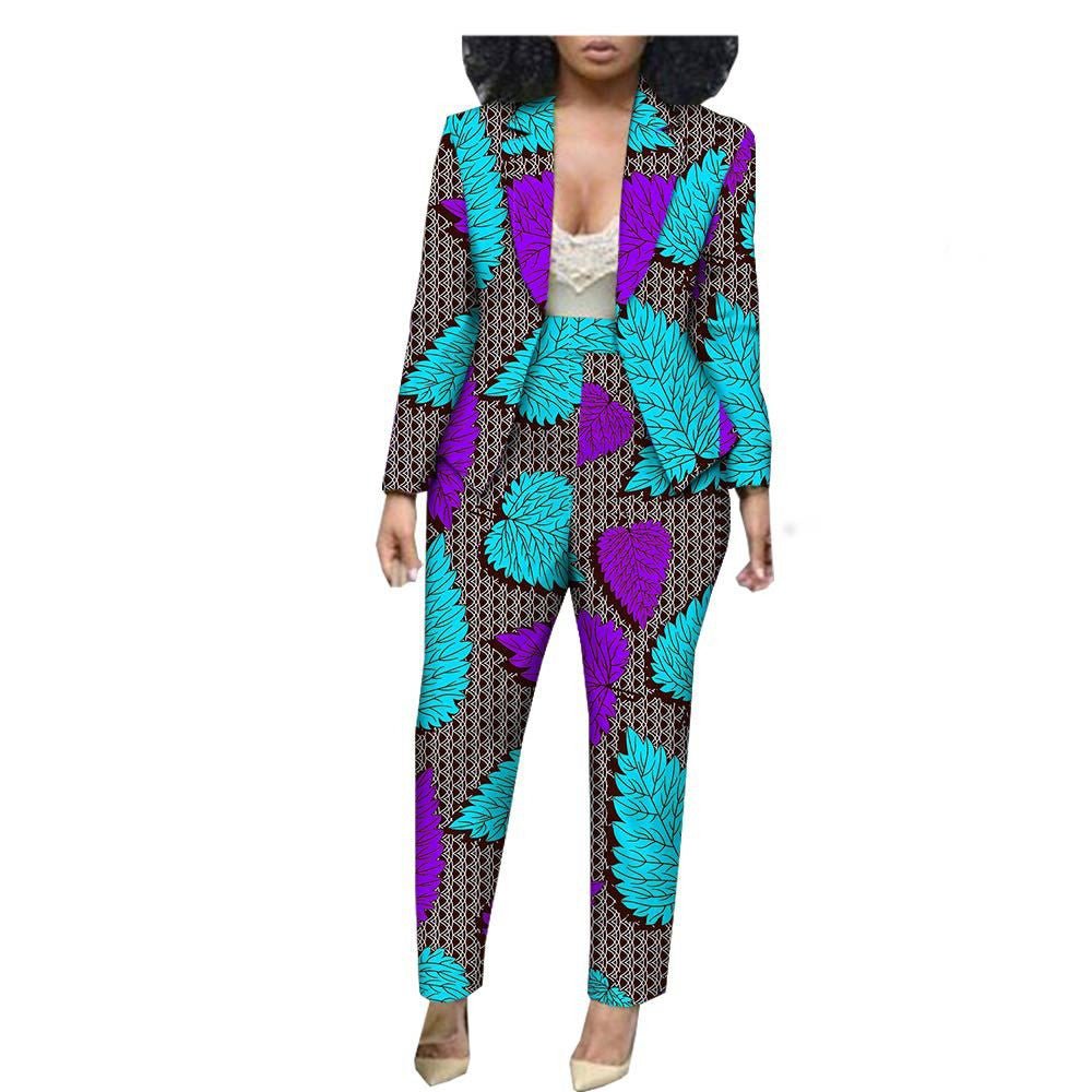Customized Export African Special Printed Female Cotton Plus Size Casual Two-Piece Suit - Amara Luxe Fine Boutique