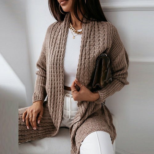 Deep V Neck Knitted Sweater - Amara Luxe Fine Boutique