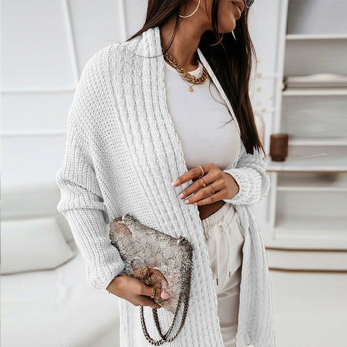 Deep V Neck Knitted Sweater - Amara Luxe Fine Boutique