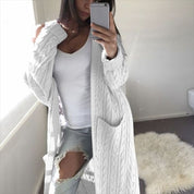 Double pocket full body twist sweater - Amara Luxe Fine Boutique